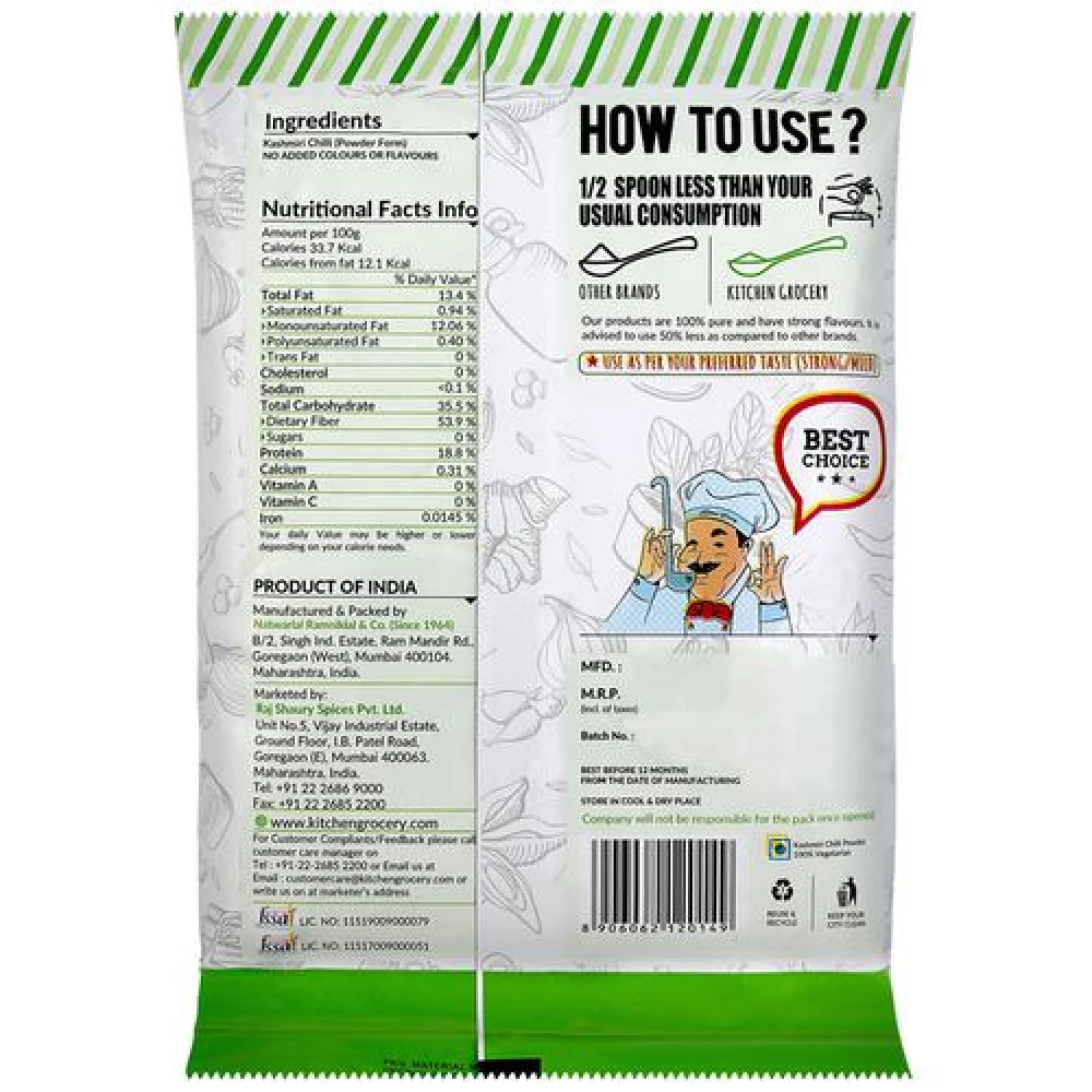 Kitchen Grocery Powder - Kashmiri Chilli, 200 g-2.webp